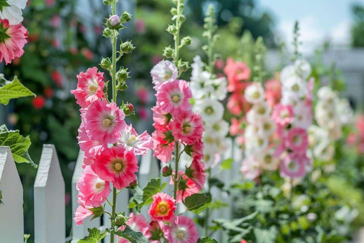 Ce que vous pouvez faire avant la fin du mois de septembre pour que vos roses trémières restent en fleurs jusqu’à la fin de la saison
