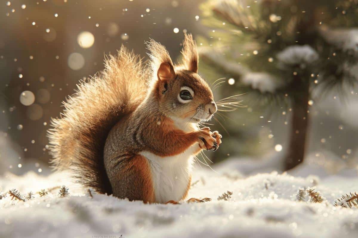 Comment aider les écureuils à traverser l’hiver et résister aux grands froids