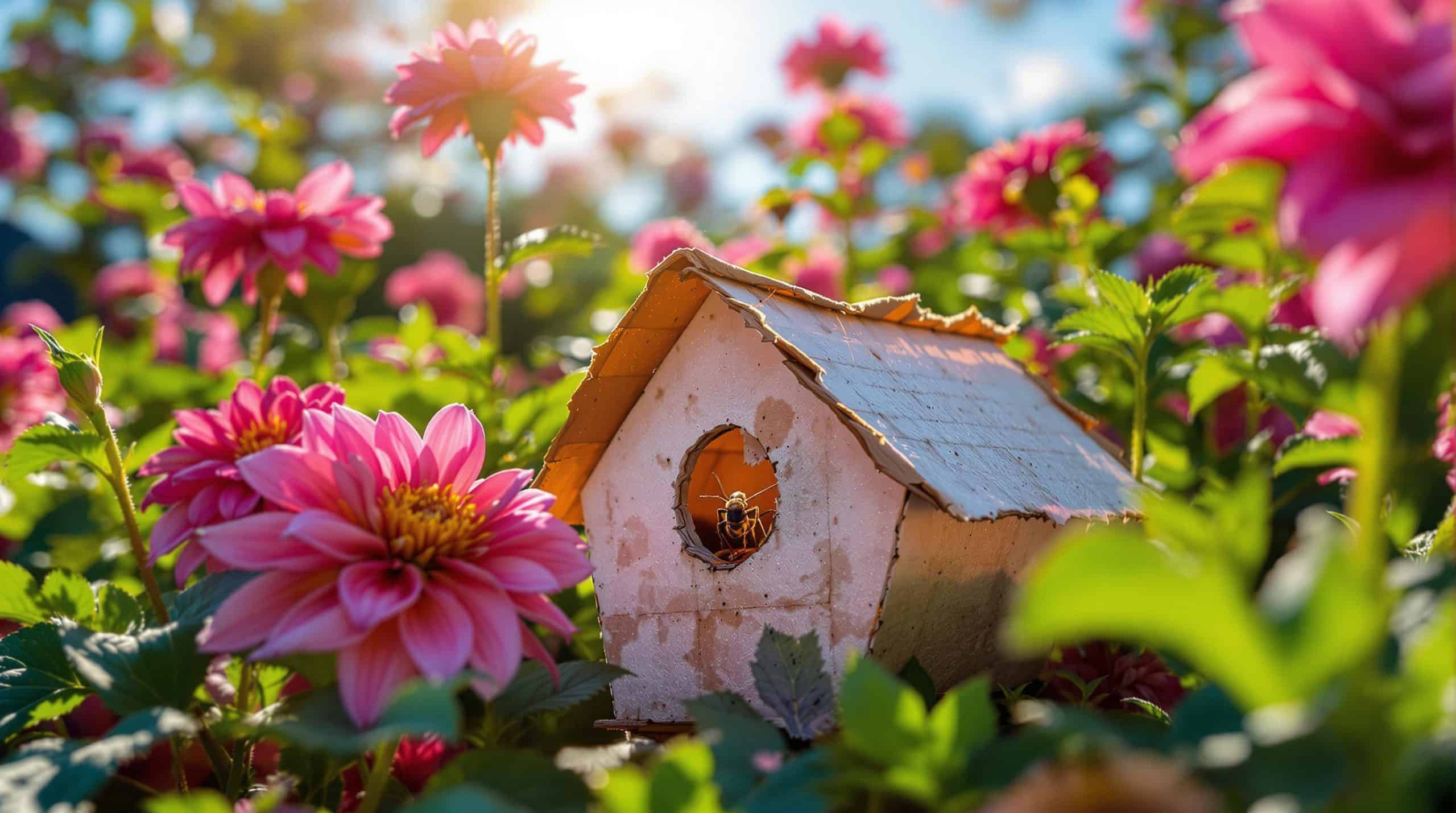 Ce piège à bestioles maison que je cache au pied de mes fleurs a sauvé mes dahlias