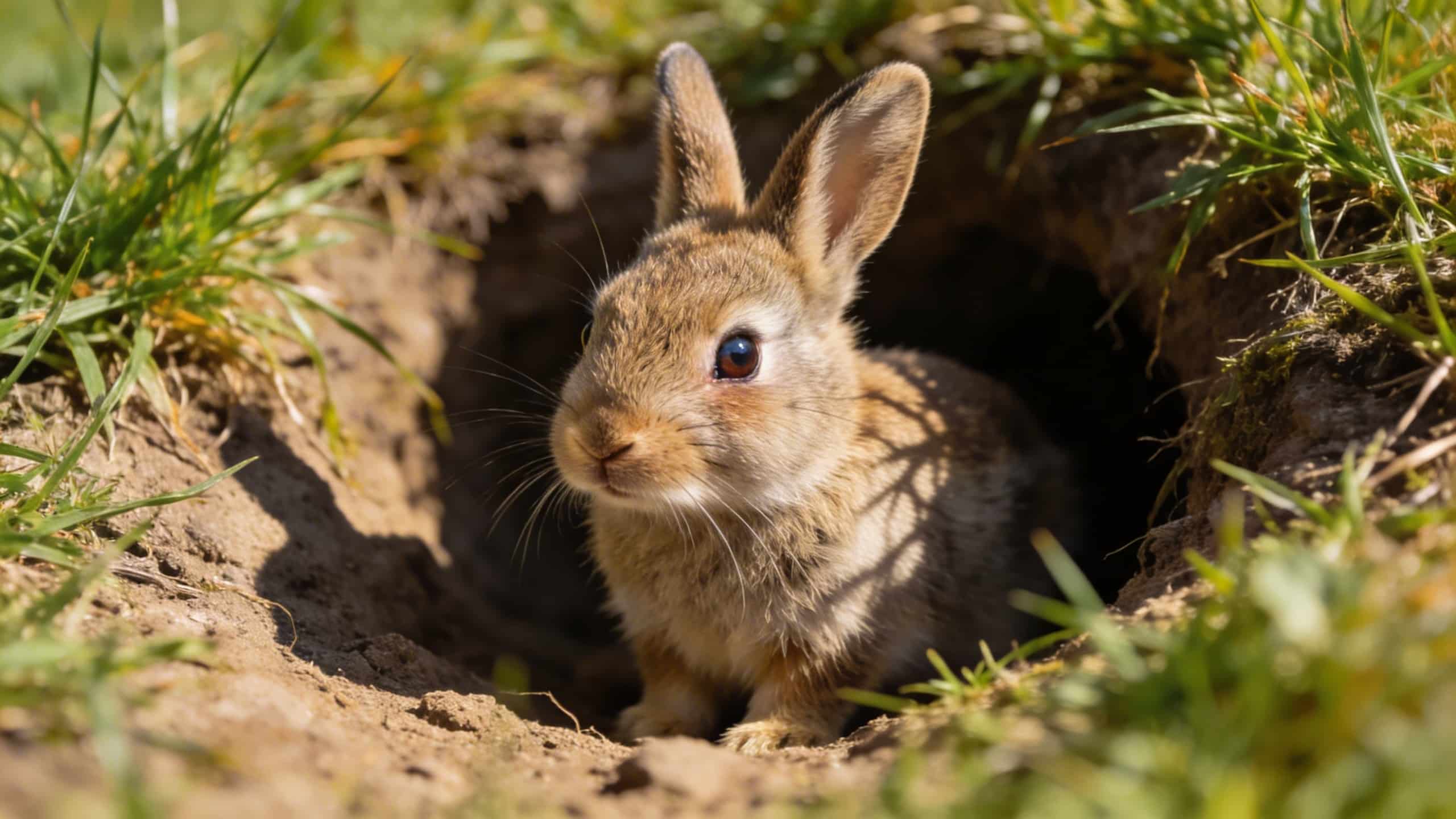 Le bébé lapin de garenne : à quel âge ouvre-t-il les yeux et quand quitte-t-il le terrier ?
