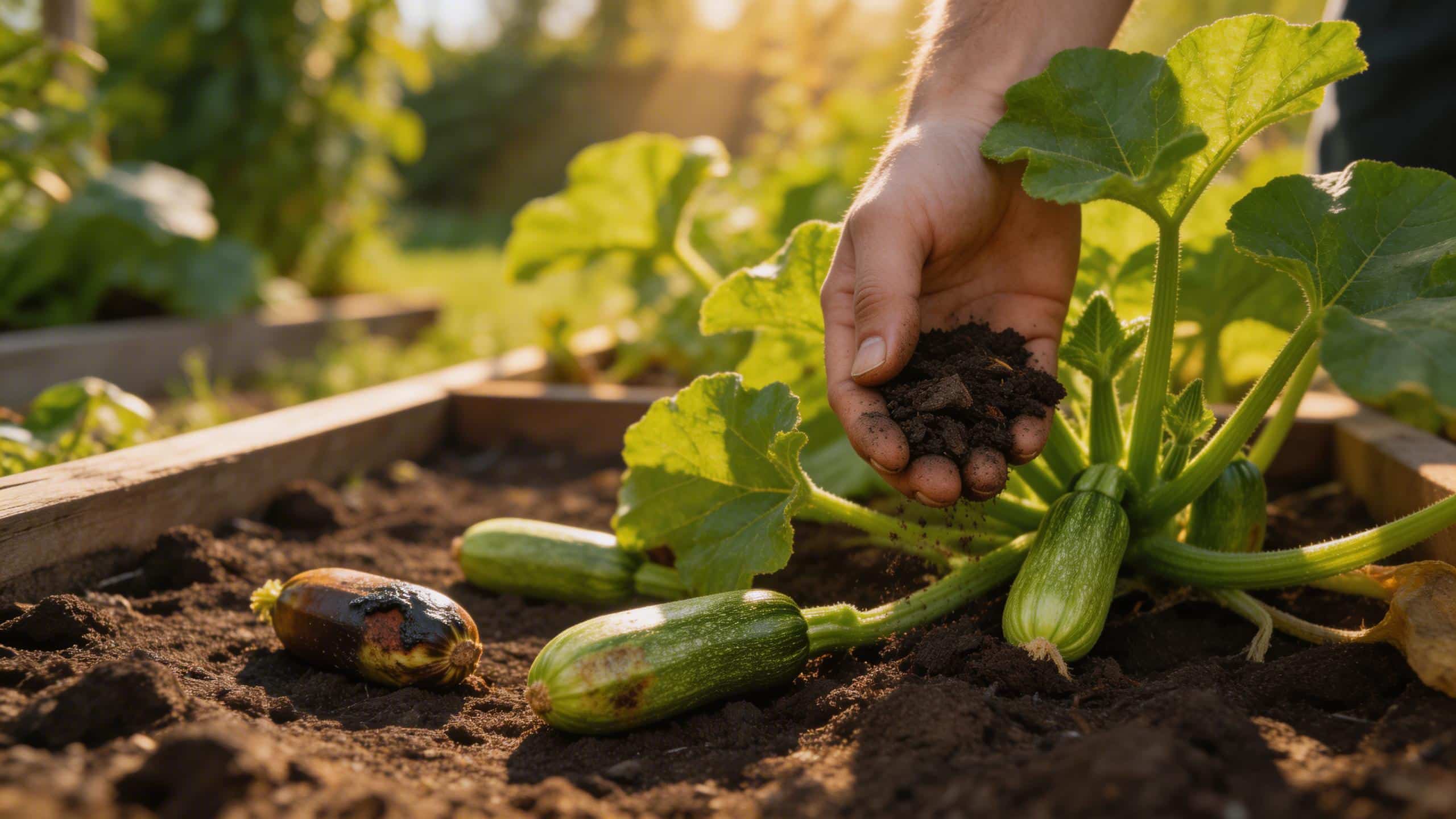 Pourquoi vos courgettes pourrissent avant de grossir et comment y remédier