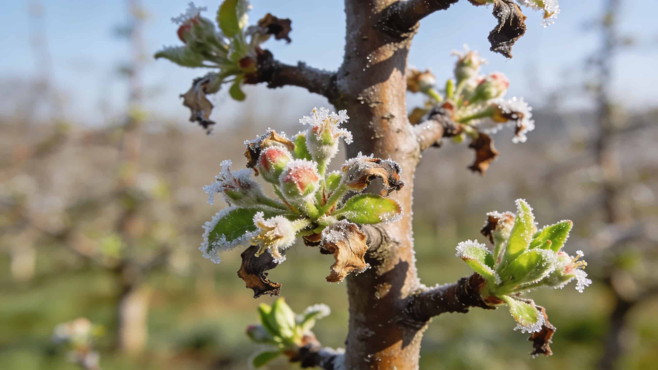 Quand le printemps arrive trop tôt : ce que le gel fait vraiment aux arbres fruitiers