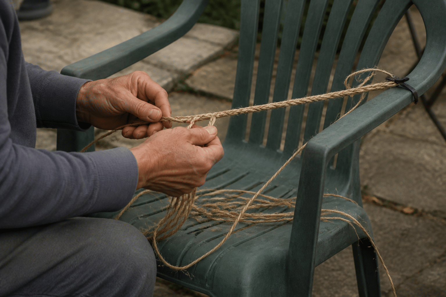 Comment réussir la réparation d&rsquo;un salon de jardin en résine tressée
